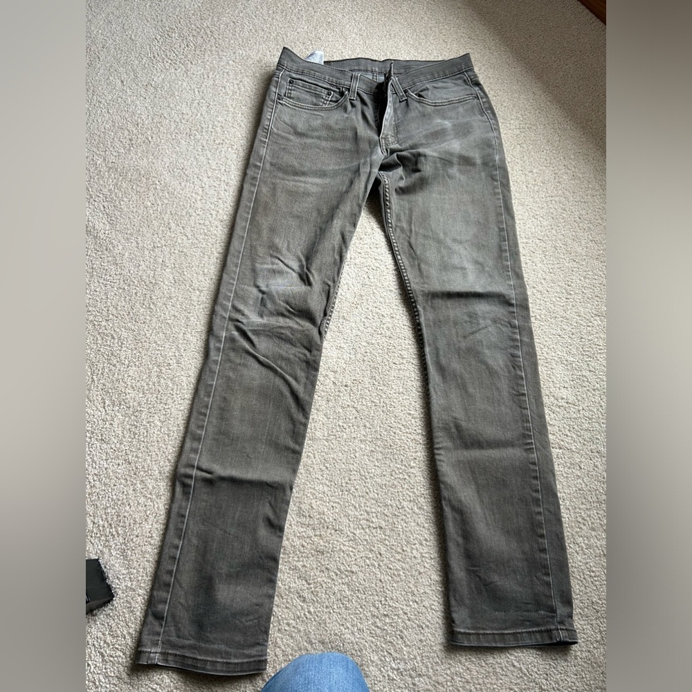 Men’s Levi’s 511 32x34 tan/gray jeans